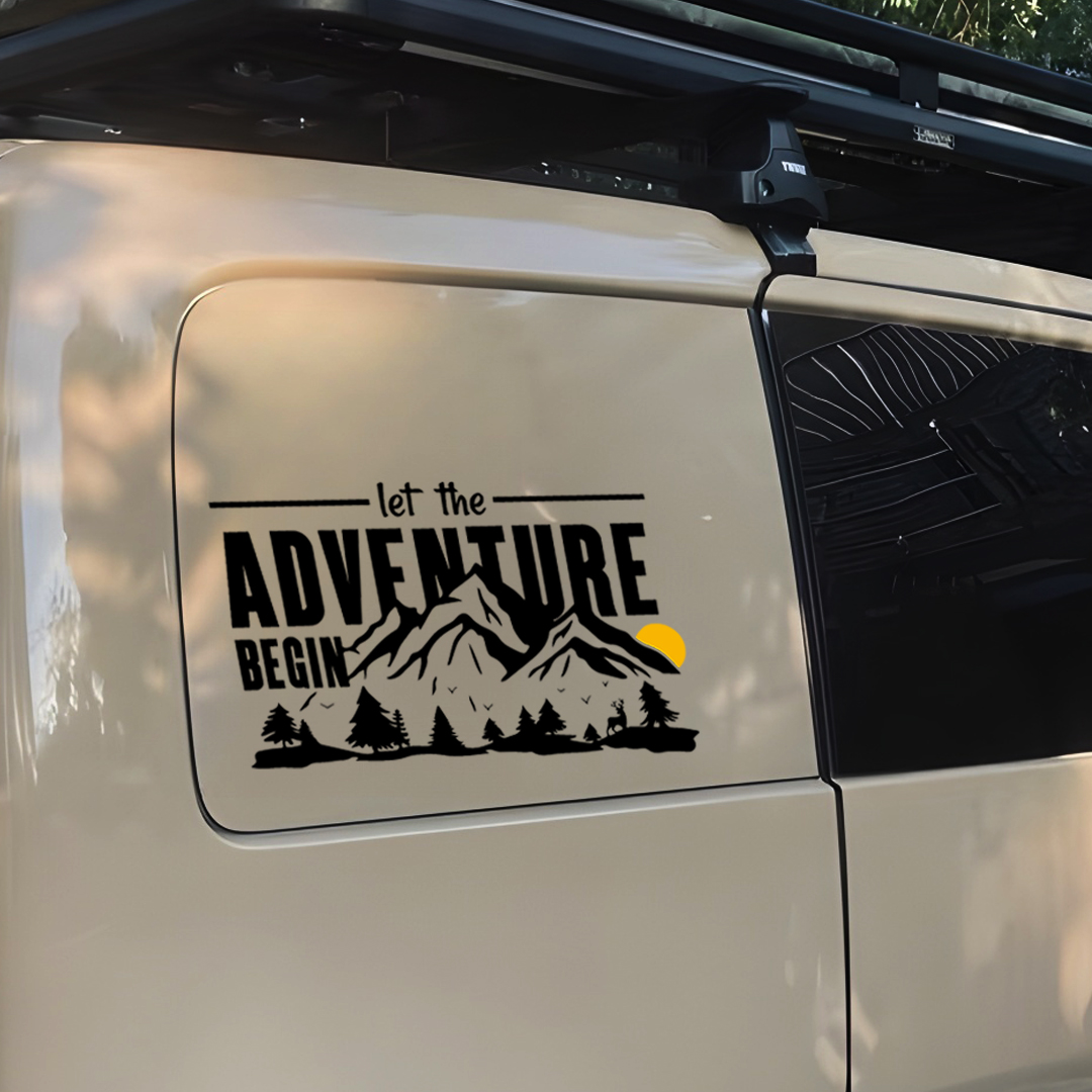 Let The Adventure Begin 車用ビニール - Outdoor Adventure Vehicles のレビューと価格