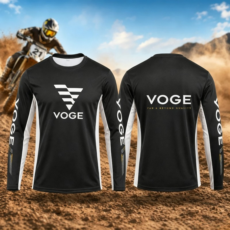 新作ユニセックスバイクライディング長袖Tシャツ VOGE 3 - Outdoor Adventure Sports のレビューと価格