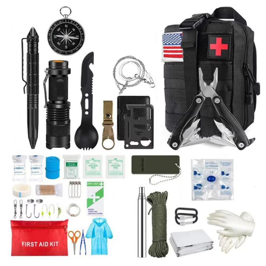 キャンプやハイキング用の応急処置キット,アウトドアギア,緊急 - Outdoor Adventure Kit のレビューと価格