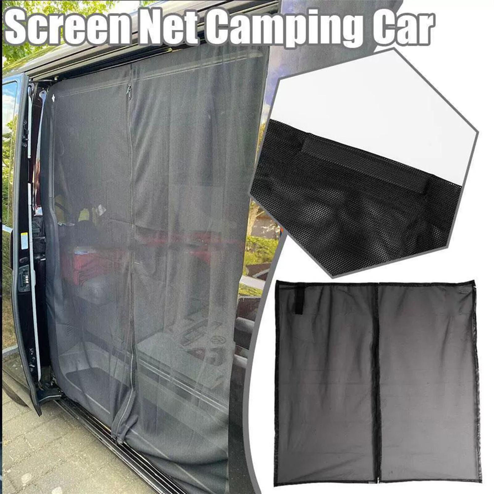 バン用磁気ドアスクリーン UV耐性ネット 車両アクセサリー  - Outdoor Adventure Vehicles のレビューと価格