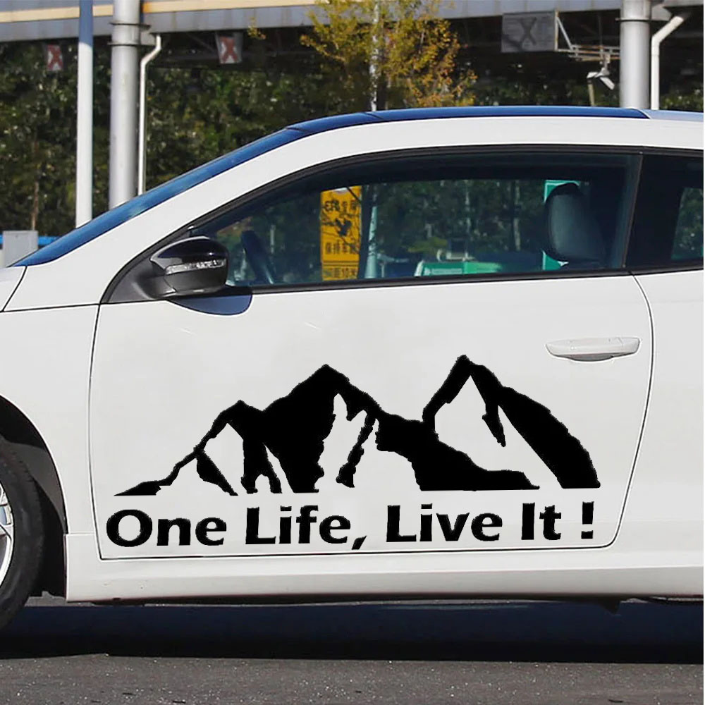 One Life Live It ビニールカーステッカー マ - Outdoor Adventure Vehicles のレビューと価格