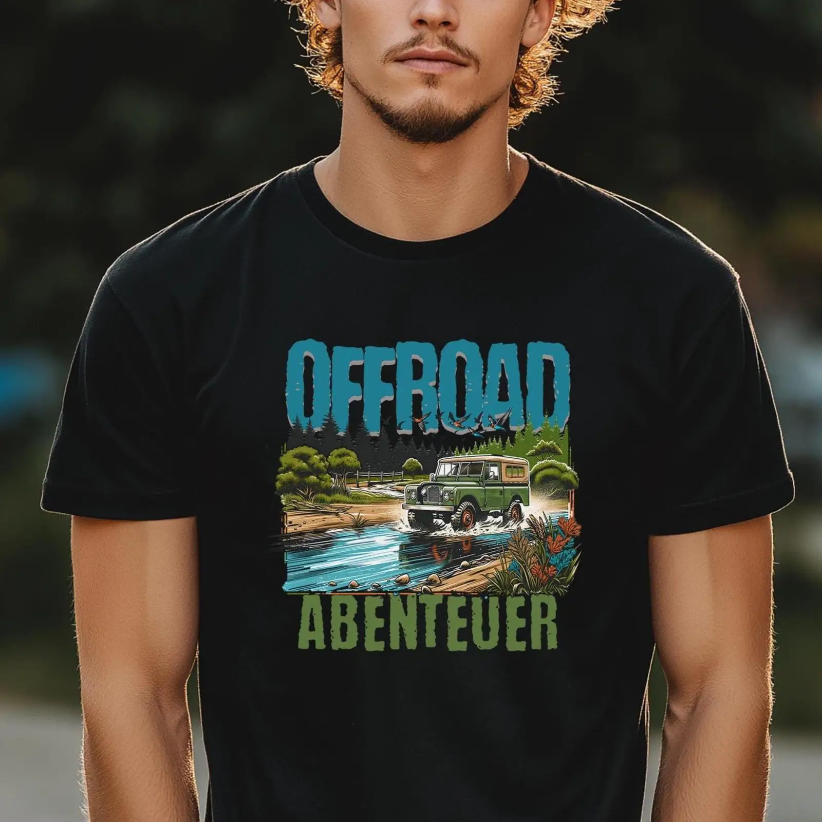 メンズオフロードアベンチュアTシャツ 4x4 オフロードファ - Outdoor Adventure Vehicles のレビューと価格